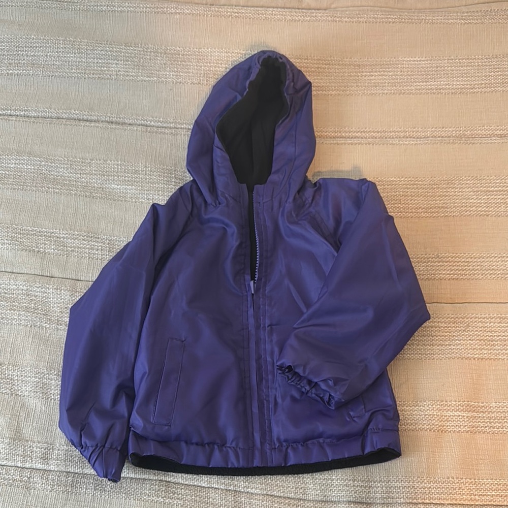 Old Navy Purple Raincoat Lightweight Hooded